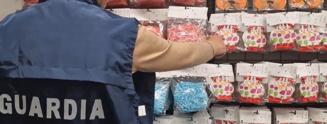 Coriandoli fuori norma, sequestri e sanzioni fino a 20mila euro