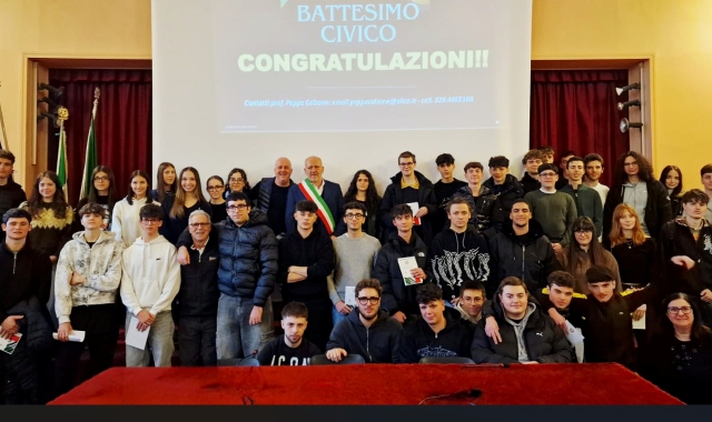 La cerimonia del “Battesimo Civico” al Teatrino di Villa Gonzaga