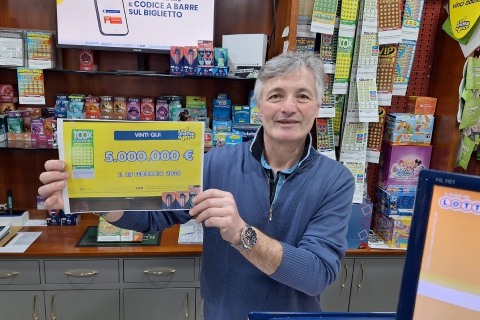 Super colpo da 5 milioni a Samarate col Gratta e Vinci