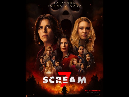 Scream 7 subito in vetta agli incassi Cinetel del fine settimana