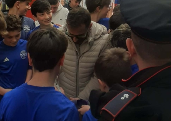 Del Piero in tribuna, festa a Venegono