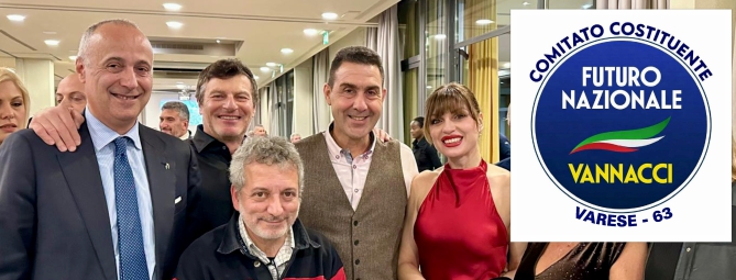 Vannacci a Varese: «Scendiamo in campo»