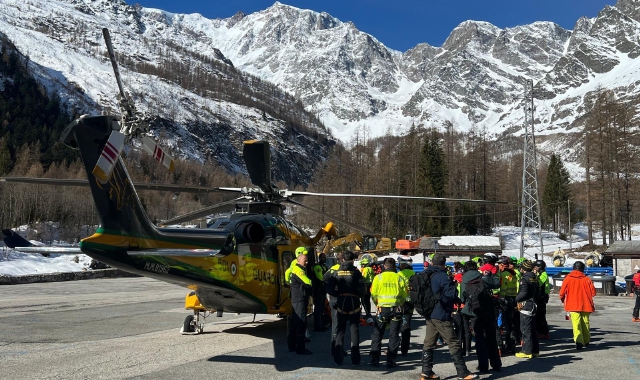Prove di valanga, a Macugnaga anche la Volpe di Venegono