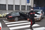 La Porsche utilizzata nel colpo