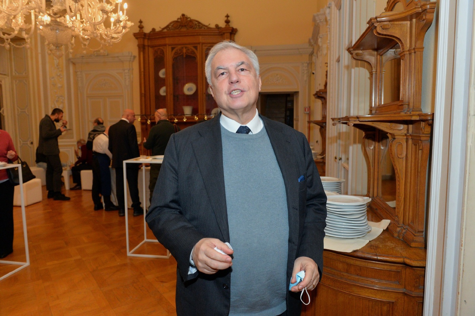 VARESE CENA FESTA DI NATALE 2021 PALLACANESTRO VARESE ALLE VILLE PONTI NELLA FOTO GIANFRANCO PONTI