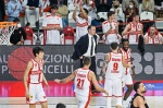 VARESE BASKET SERIE A OPENJOBMETIS PALLACANESTRO VARESE VS. VIRTUS SEGAFREDO BOLOGNA NELLA FOTO JOHAN ROIJAKKERS E PANCHINA
