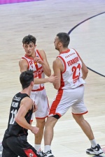 VARESE BASKET SERIE A OPENJOBMETIS PALLACANESTRO VARESE VS. VIRTUS SEGAFREDO BOLOGNA NELLA FOTO MATTEO LIBRIZZI - GIANCARLO FERRERO