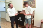 VARESE ALESSANDRO COVI IN VISITA ALLA REDAZIONE DEL QUOTIDIANO LA PREALPINA