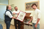 VARESE ALESSANDRO COVI IN VISITA ALLA REDAZIONE DEL QUOTIDIANO LA PREALPINA