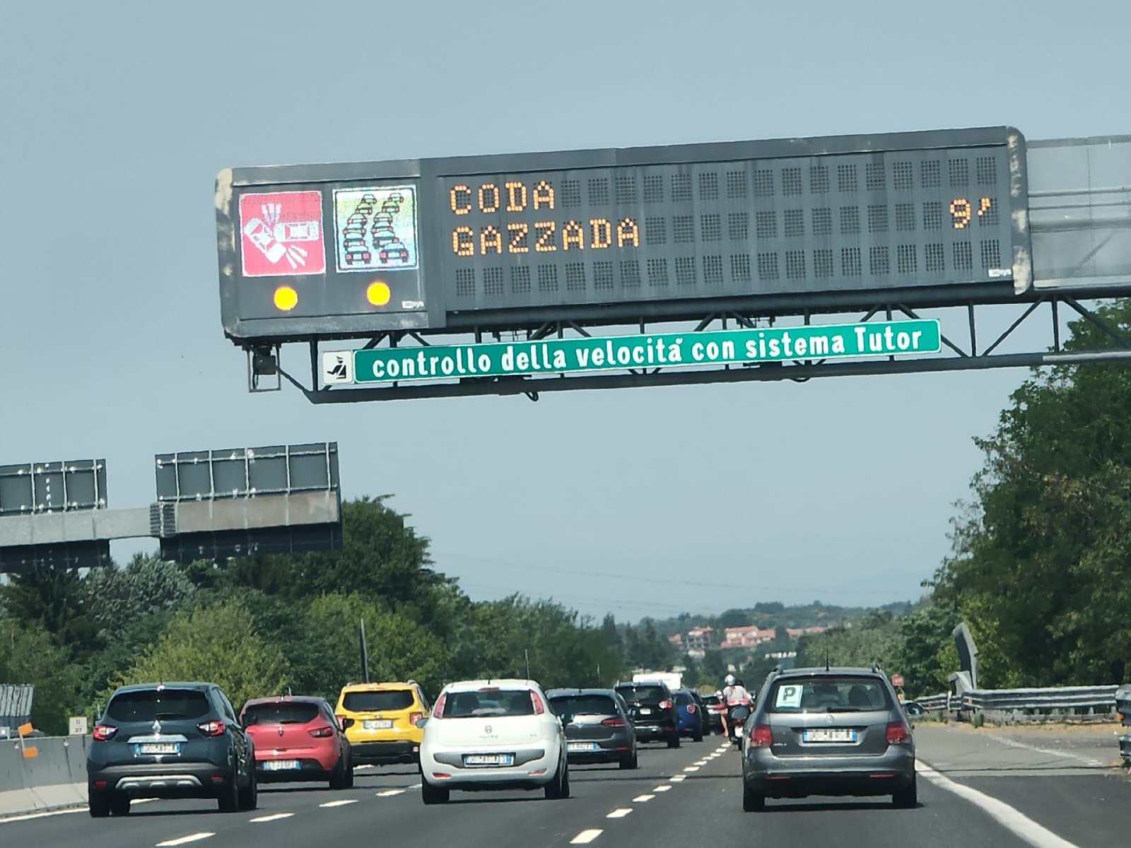 Incidente coda A8 Busto-Gallarate