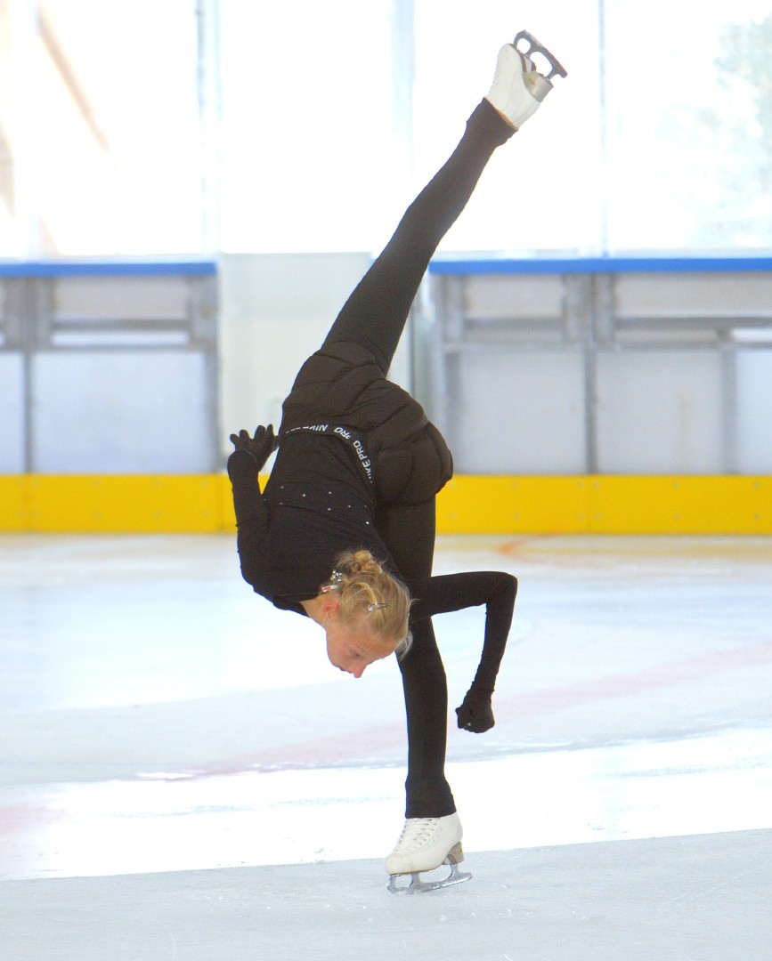 VARESE GINEVRA NEGRELLO, PATTINAGGIO ARTISTICO, MENTRE SI ALLENA AL PALAGHIACCIO ACINQUE ICE ARENA
