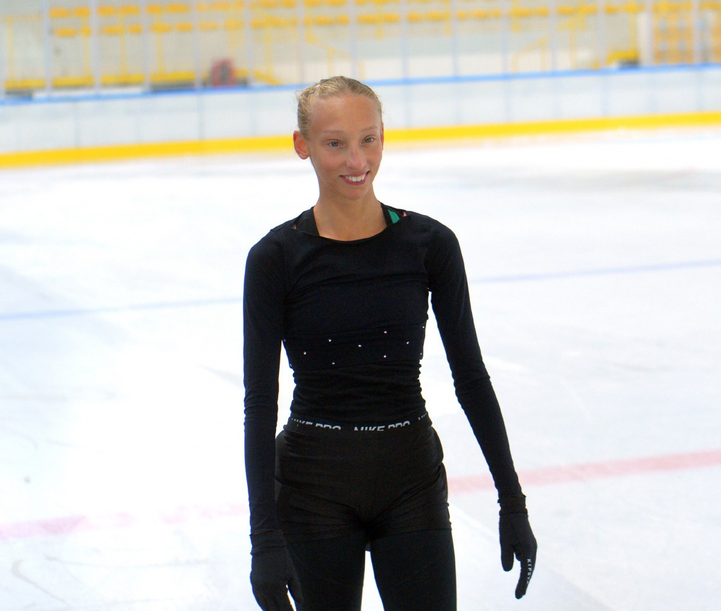 VARESE GINEVRA NEGRELLO, PATTINAGGIO ARTISTICO, MENTRE SI ALLENA AL PALAGHIACCIO ACINQUE ICE ARENA