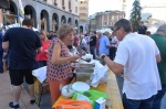 VARESE MATTEO SALVINI IN PIAZZA MONTE GRAPPA PER CAMPAGNA ELETTORALE POLITICHE 2022 CON I CANDIDATI. RISOTTATA LEGA E BIRRA