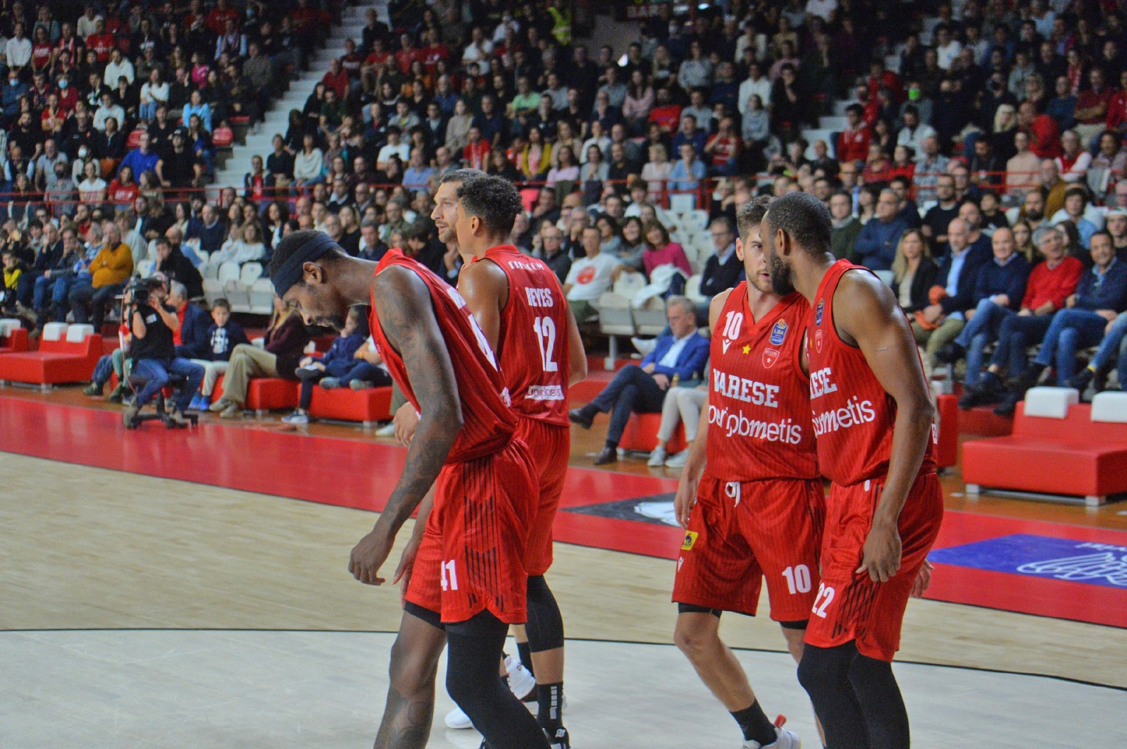 VARESE BASKET OPENJOBMETIS VARESE-TRENTO NELLA FOTO