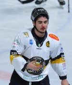 VARESE. HOCKEY. HCMV MASTINI VARESE-HC FALCONS BRIXEN BRESSANONE NELLA FOTO PIROSO COLPITO