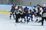 VARESE. HOCKEY. HCMV MASTINI VARESE-HC FALCONS BRIXEN BRESSANONE NELLA FOTO RISSA DROLET LEITNER INTERVIENE PIROSO