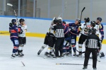 VARESE. HOCKEY. HCMV MASTINI VARESE-HC FALCONS BRIXEN BRESSANONE NELLA FOTO RISSA DROLET LEITNER INTERVIENE PIROSO