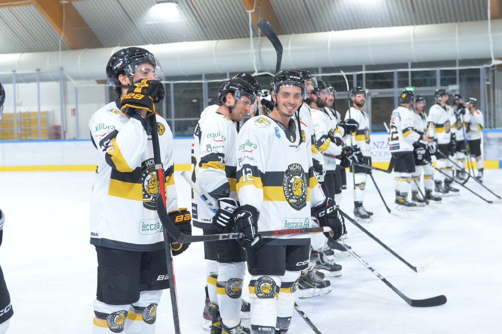 VARESE. HOCKEY. HCMV MASTINI VARESE-HC FALCONS BRIXEN BRESSANONE NELLA FOTO