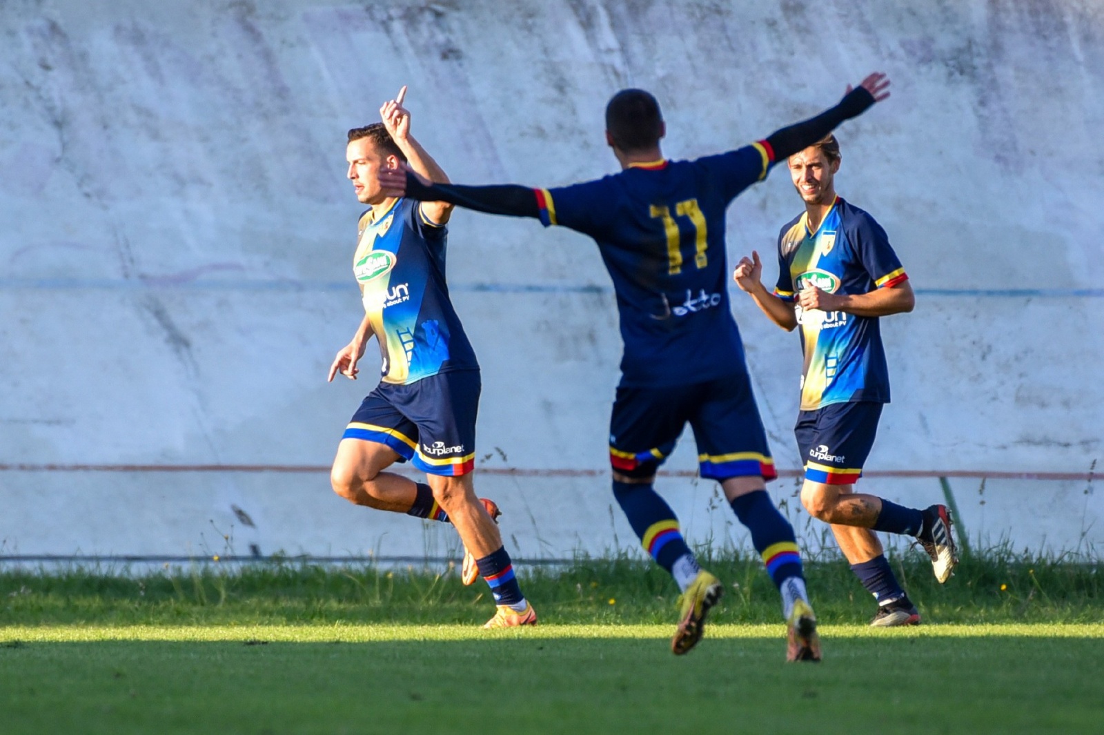 VARESE CALCIO SERIE D CITTA’ DI VARESE VS. SONA NELLA FOTO ESULTANZA SONA VIKTOR EKBLOM