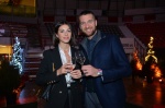 VARESE. FESTA DI NATALE 2022 OPENJOBMETIS PALLACANESTRO VARESE ALLÕENERXENIA ARENA NELLA FOTO FERRERO CON LA COMPAGNA ALESSIA