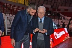 VARESE. FESTA DI NATALE 2022 OPENJOBMETIS PALLACANESTRO VARESE ALL’ENERXENIA ARENA NELLA FOTO FERRERO E BULGHERONI