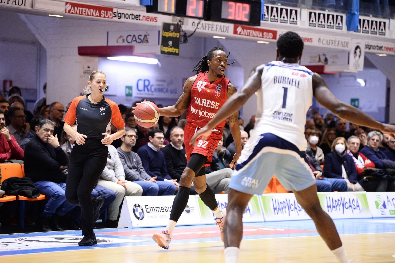 Jaron Johnson Happycasa Brindisi - openjobmetis Varese Legabasket SerieA UnipolSai 2022-2023 Brindisi 08/01/2023 Foto Michele Longo / Ciamillo-Castoria