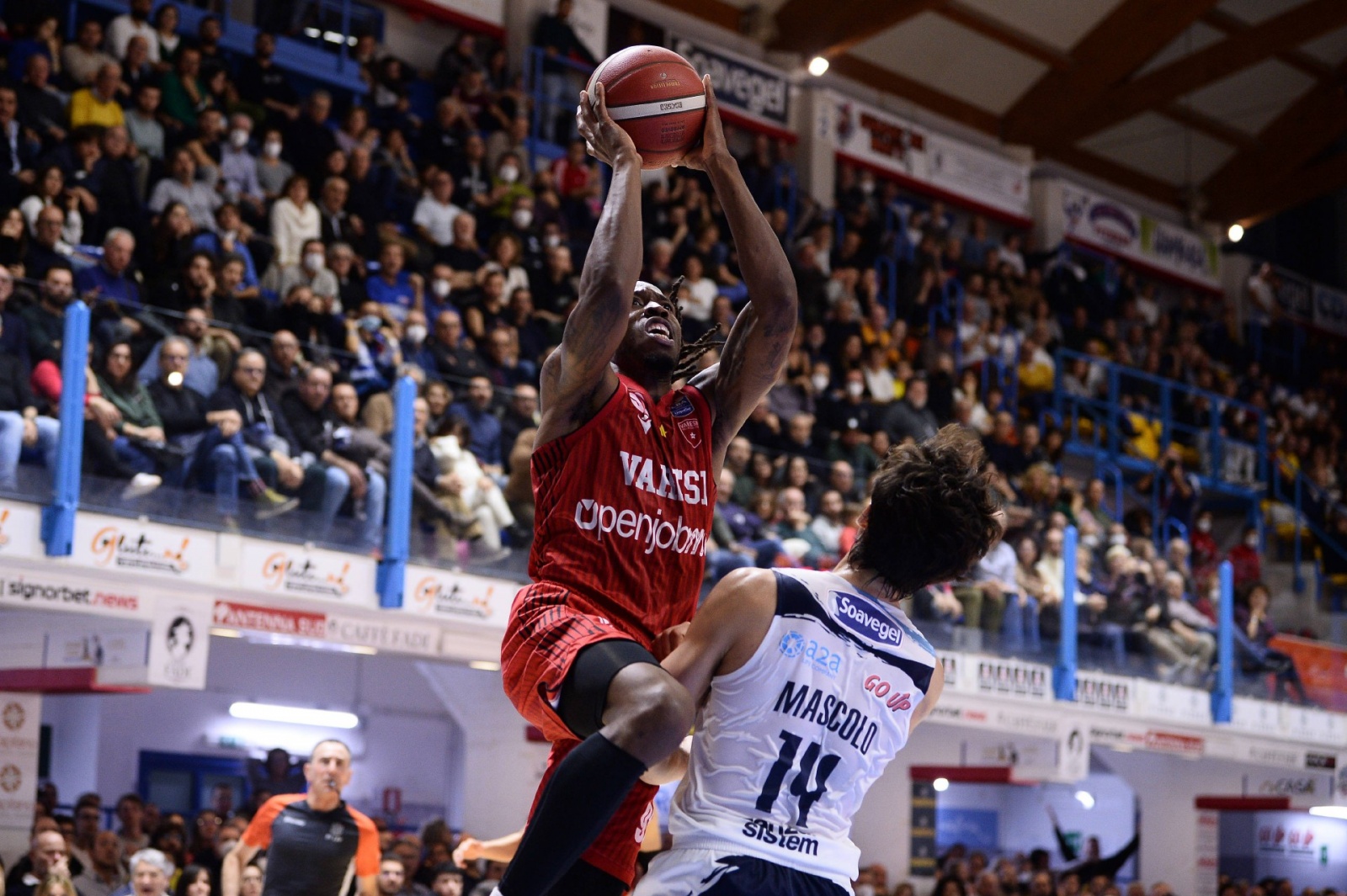 Jaron Johnson Happycasa Brindisi - openjobmetis Varese Legabasket SerieA UnipolSai 2022-2023 Brindisi 08/01/2023 Foto Michele Longo / Ciamillo-Castoria