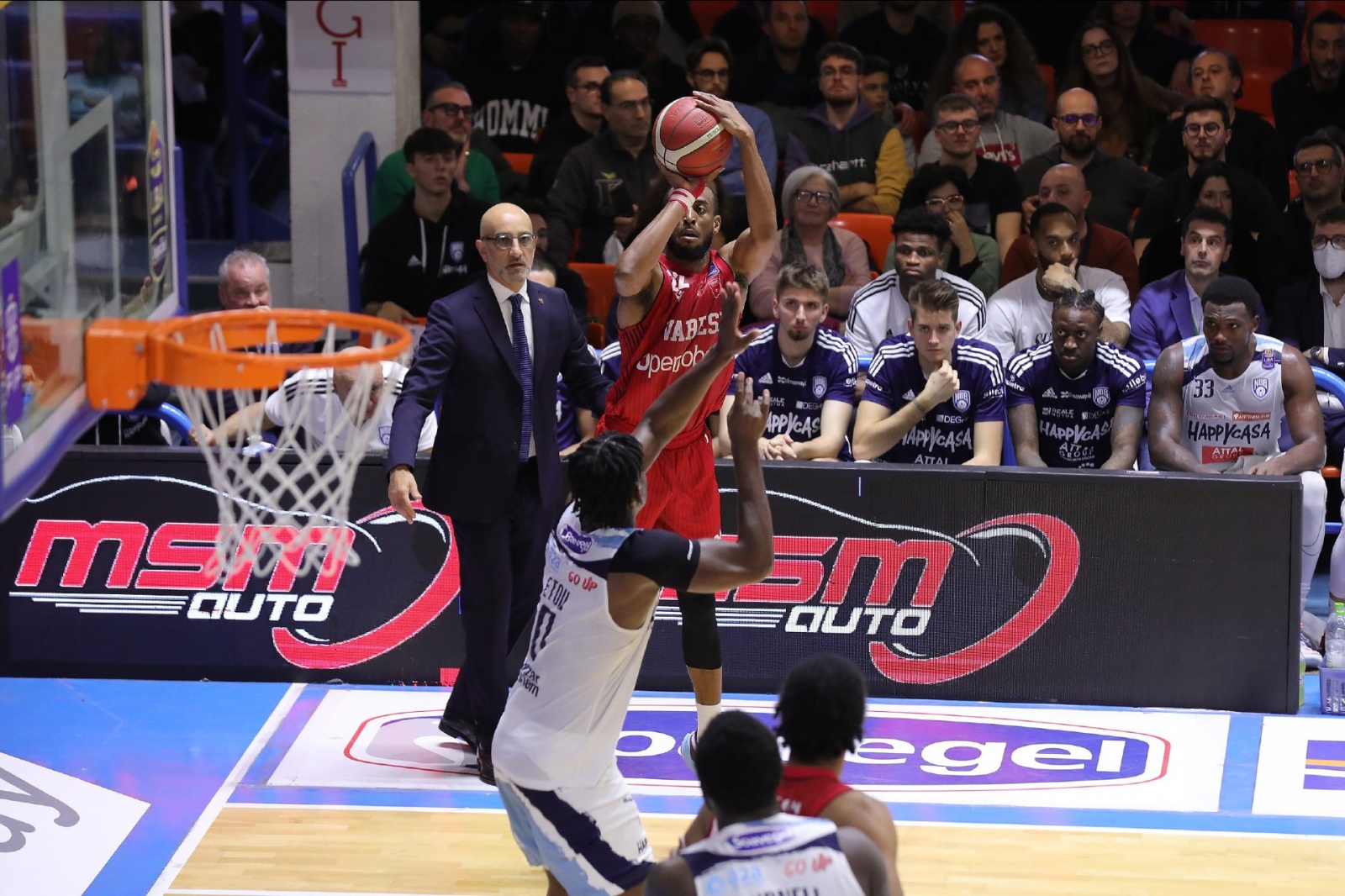 Markel Brown Happycasa Brindisi - Openjobmetis Pallacanestro Varese LBA Legabasket Serie A UnipolSAI 2022/2023 Brindisi, 08/01/2023 Foto GianniGiannuzzi / Ciamillo-Castoria