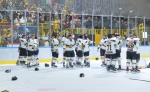 VARESE. HOCKEY. COPPA ITALIA. FINALS FOUR. FINALE HCMV VARESE HOCKEY - SV KALTERN ROTHOBLASS CALDARO NELLA FOTO FINALE FESTEGGIAMENTI