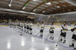 VARESE. HOCKEY. COPPA ITALIA. FINALS FOUR. FINALE HCMV VARESE HOCKEY - SV KALTERN ROTHOBLASS CALDARO NELLA FOTO PANORAMICA INIZIO PARTITA