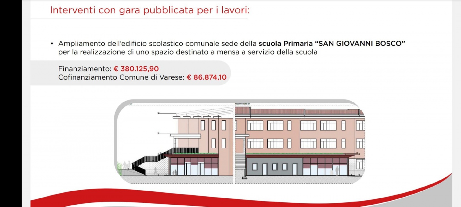 Opere pubbliche Comune di Varese
