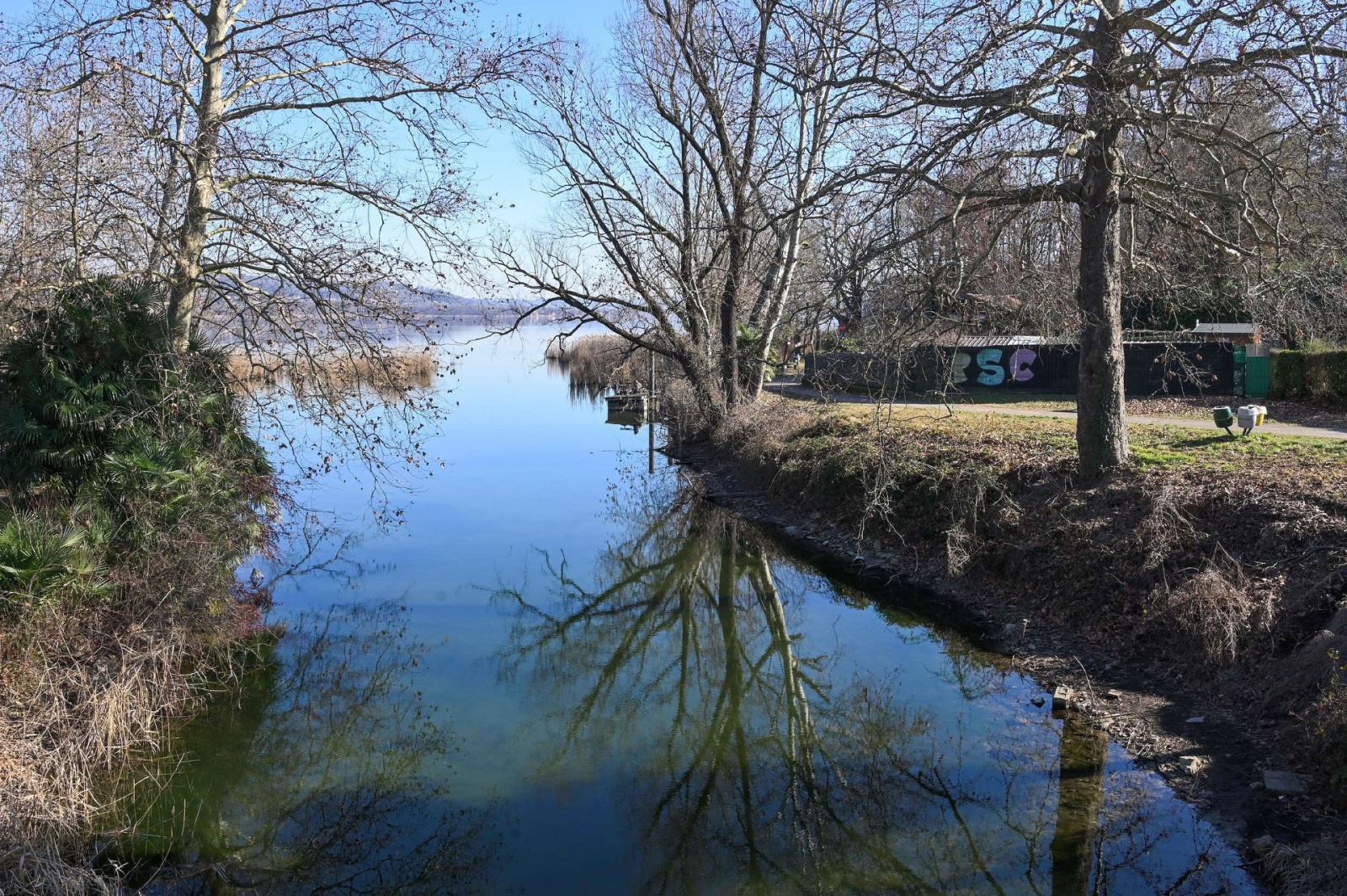 BARDELLO LAGO DI VARESE BASSO AL CANNETO / CHIUSE DEL FIUME BARDELLO PER SICCITA’