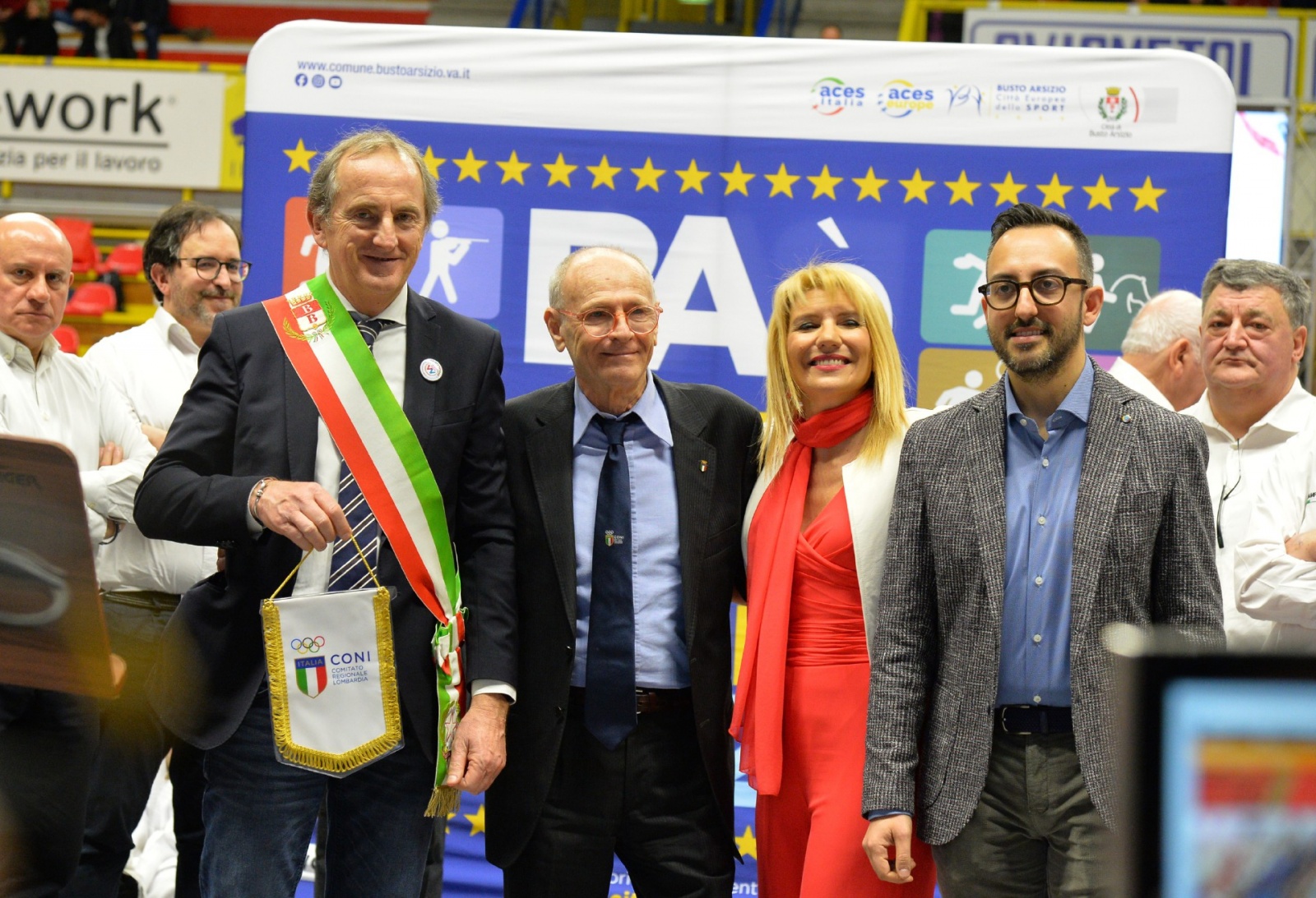BUSTO ARSIZIO CERIMONIA DI APERTURA BUSTO CITTAÕ EUROPEA DELLO SPORT