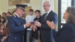 VARESE. PREMIAZIONI IN QUESTURA PER FESTA PATRONO SAN MICHELE ARCANGELO NELLA FOTO 1� DIRIGENTE FRANCO NOVATI