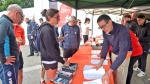 VARESE. VARESE CITY RUN 2024 NELLA FOTO SINDACO GALIMBERTI AL BANCHETTO RITIRO PETTORALE