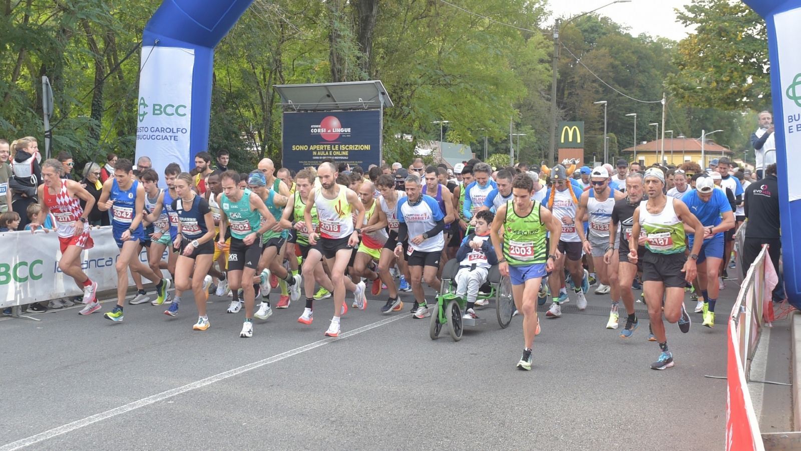 VARESE. VARESE CITY RUN 2024 NELLA FOTO PARTENZA DEI 10 KM