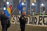 VARESE. CORTEO ESTREMA DESTRA COMMEMORAZIONE FOIBE DALLA STAZIONE FS A PIAZZA MONTE GRAPPA NELLA FOTO ALESSANDRO LIMIDO