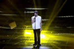 Italian singer Bresh performs on stage at the Ariston theatre during the 75th edition of the Sanremo Italian Song Festival, in Sanremo, Italy, 12 February 2025. The music festival will run from 11 to 15 February 2025. ANSA/FABIO FRUSTACI