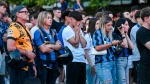 VARESE MAXISCHERMO A VILLA RECALCATI PER LA FINALE DI CHAMPIONS LEAGUE 2025 INTER VS. PSG NELLA FOTO DELUSIONE TIFOSI INTER