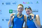 VARESE. CANOTTAGGIO. COPPA DEL MONDO 2025. WORLD ROWING CUP. 3° GIORNATA. FINALI E PREMIAZIONI NELLA FOTO ALICE CODATO, MEDAGLIA D’ORO, ALLA PREMIAZIONE