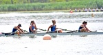VARESE. CANOTTAGGIO. COPPA DEL MONDO 2025. WORLD ROWING CUP. 3° GIORNATA. FINALI E PREMIAZIONI NELLA FOTO QUATTRO DI COPPIA FEMMINILE AURORA SPIRITO
