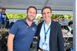 VARESE. CANOTTAGGIO. COPPA DEL MONDO 2025. WORLD ROWING CUP. 3� GIORNATA. FINALI E PREMIAZIONI NELLA FOTO LUCA BROGGINI CON PAOLO CONSONNI, PRESIDENTE CANOTTIERI VARESE