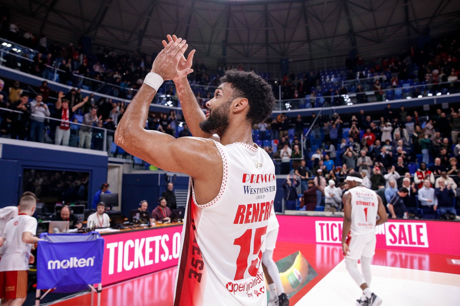 Nate Renfro EA7 Emporio Armani Olimpia Milano - Openjobmetis Varese LBA Legabasket Serie A Unipol 2025/2026 17