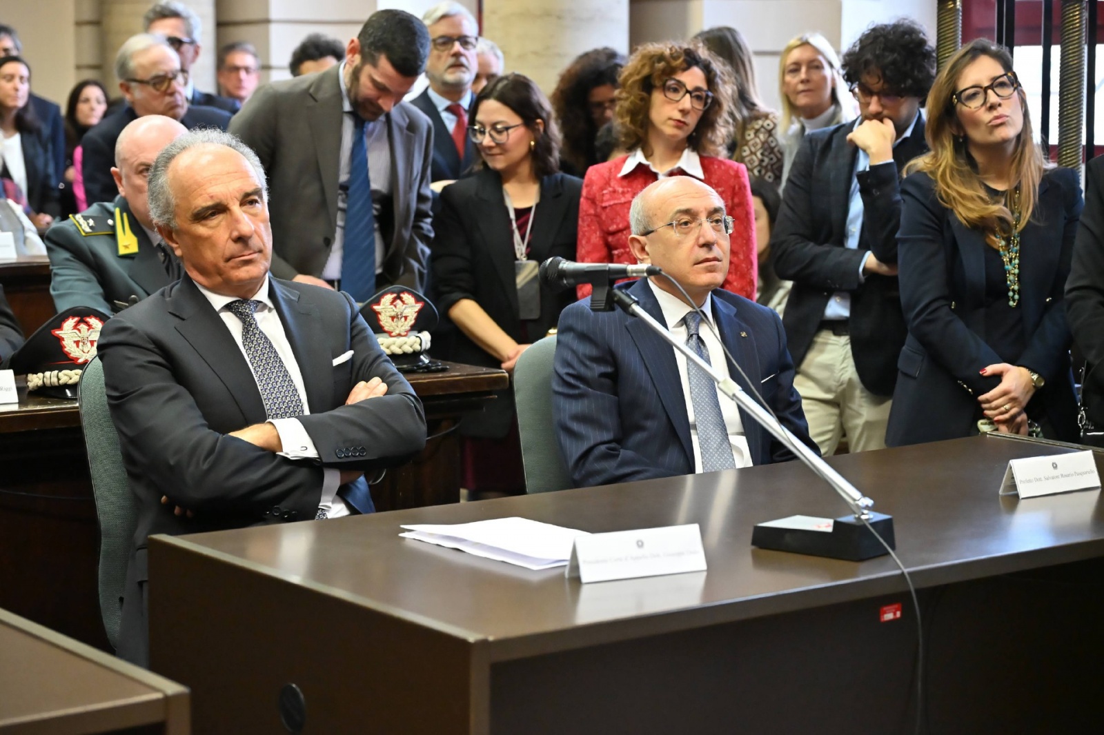 VARESE. GIURAMENTO NUOVA PRESIDENTE TRIBUNALE, MARIOLINA PANASITI NELLA FOTO ONDEI E PREFETTO PASQUARIELLO