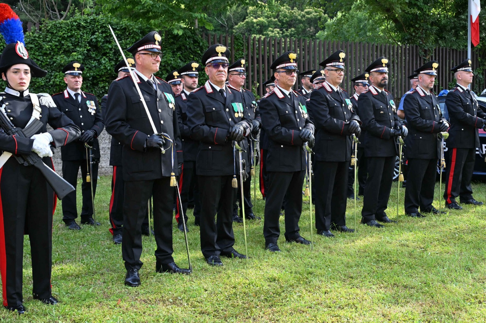 VARESE. FESTA ARMA DEI CARABINIERI 2026 PRESSO IL COMANDO PROVINCIALE DI VIA SAFFI ALLA PRESENZA DEL COLONNELLO MARCO GAGLIARDO, PREFETTO SALVATORE PASQUARIELLO, GOVERNATORE ATTILIO FONTANA