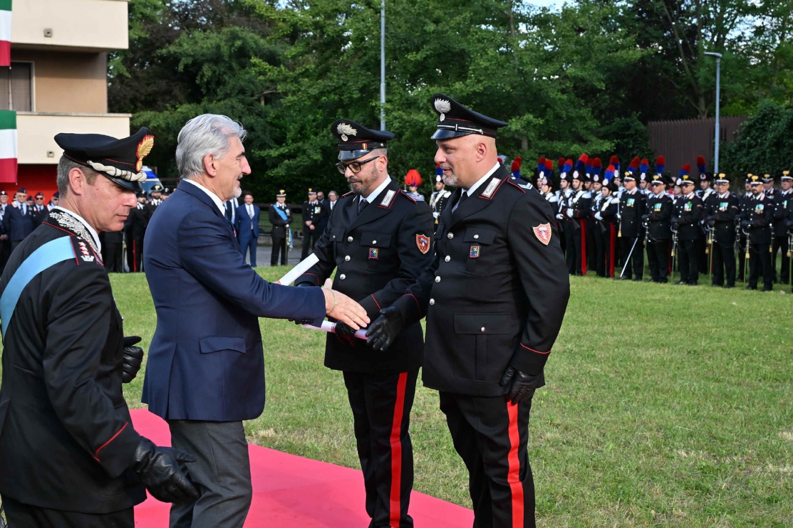 VARESE. FESTA ARMA DEI CARABINIERI 2026 PRESSO IL COMANDO PROVINCIALE DI VIA SAFFI ALLA PRESENZA DEL COLONNELLO MARCO GAGLIARDO, PREFETTO SALVATORE PASQUARIELLO, GOVERNATORE ATTILIO FONTANA