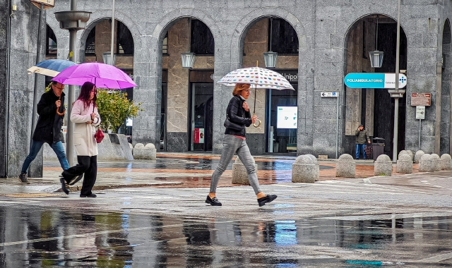 Varese, domenica di pioggia in arrivo