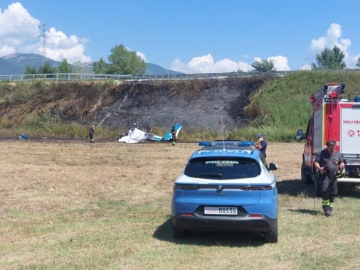 Velivolo ultraleggero caduto a Terni, due morti