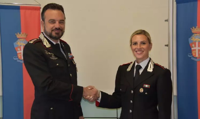 Piera Stornelli alla guida dei carabinieri di Biella