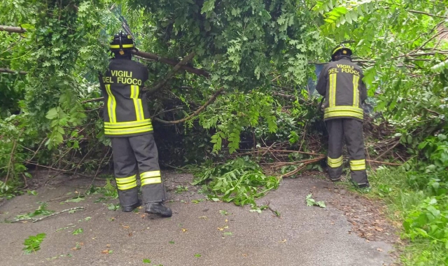 Tanti interventi per i vigili del fuoco in provincia di Varese (foto Archivio)